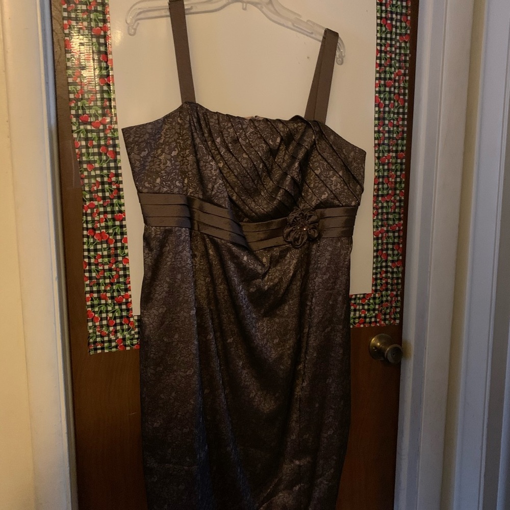 Brown Bridesmaid Dress